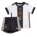 Maillot de foot Allemagne Joshua Kimmich #6 Domicile vêtements enfant Monde 2022 Manches Courtes (+ pantalon court)